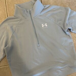 Under Armour Light Blue Quarter-Zip Sweatshirt